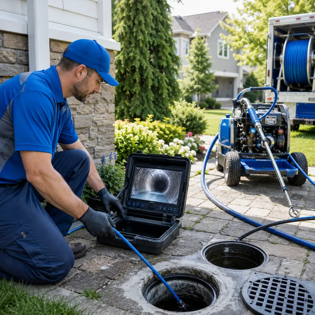 Outdoor drain cleaning professionals serving Larimore, ND